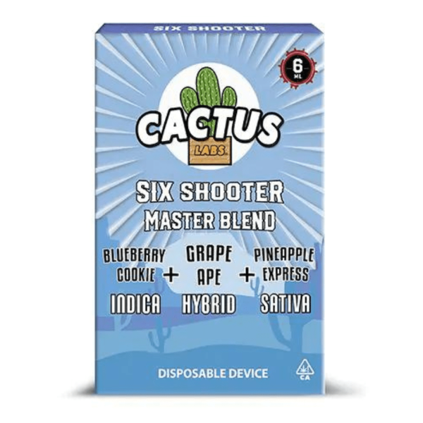 cactus labs six shooter disposable, cactus labs six shooter, cactus labs disposable vape, cactus labs 6 gram, cactus labs six shooter master blend, cactus labs 6 shooter disposable, cactus labs 6 shooter, cactus six shooter disposable, cactus 6 shooter disposable vape