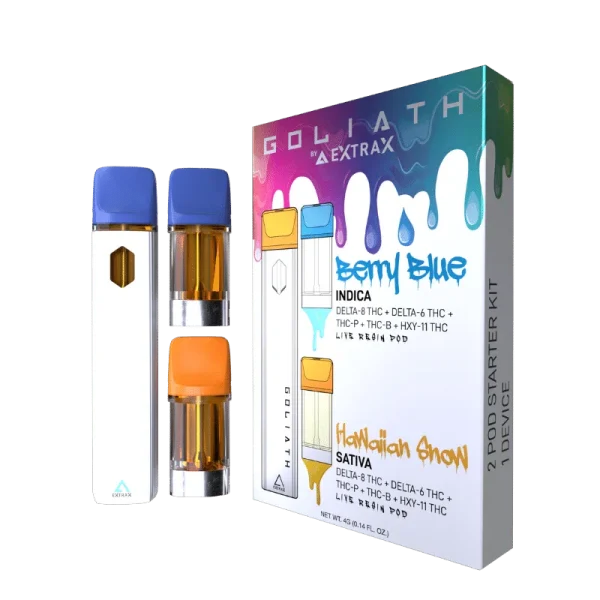 delta extracts goliath starter, delta extracts goliath starter kit, delta extracts disposable, best delta extracts flavors