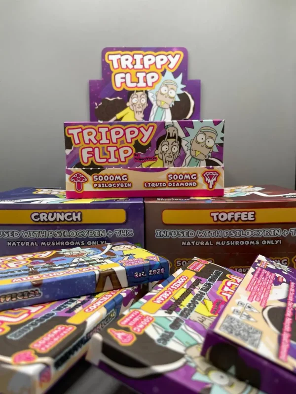trippy flip chocolate bars, trippy flip chocolate bar