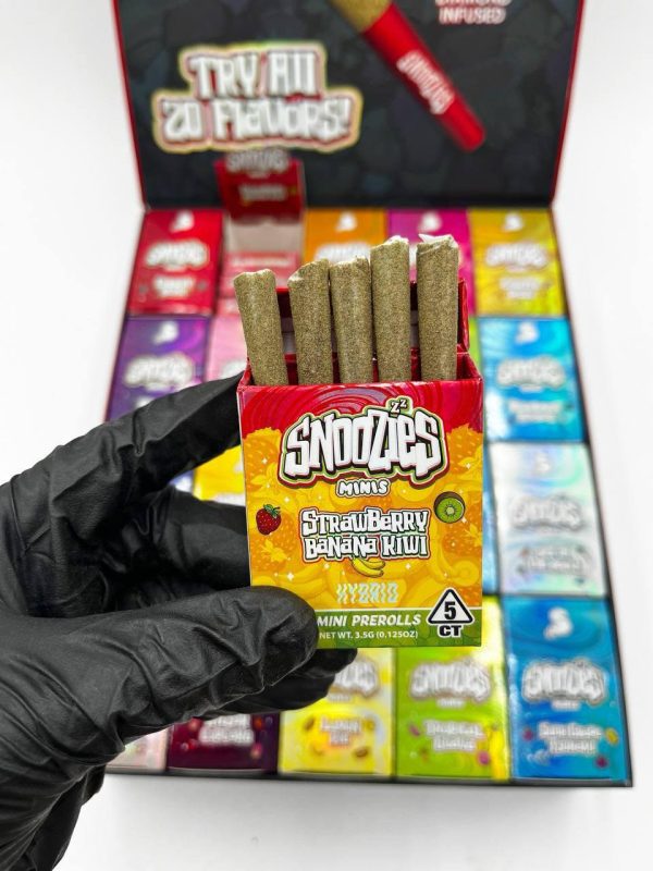 snoozies minis preroll, snoozies mini prerolls, snoozies mini preroll, snoozies .5g preroll